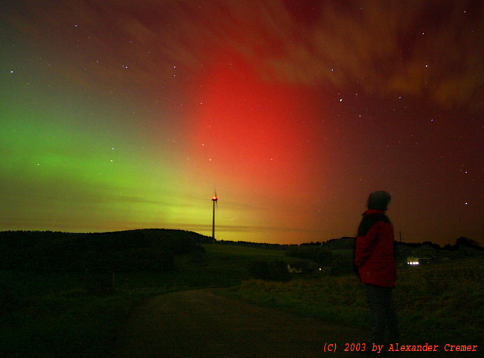 Polarlicht �ber Hagen