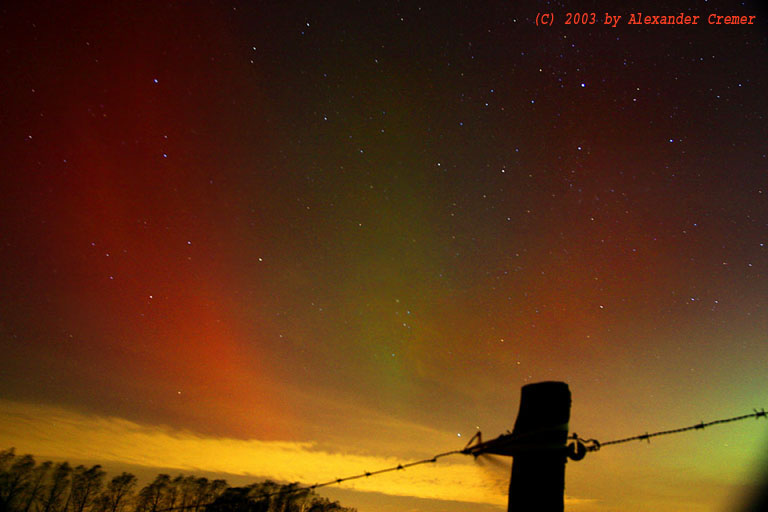 Polarlicht �ber Hagen